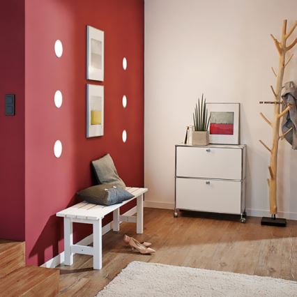 Eglo - Set om 3 LED infällda takarmaturer FUEVA 1, 1x LED/2,7 W/230 V, Ø 8,5 cm