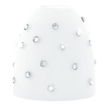 Eglo 94749 - Reservglas för taklampa, bordslampa, takarmatur och spotlampa MY CHOICE Ø 9 cm vit/krom