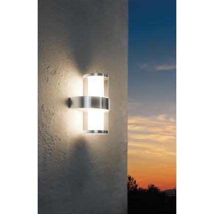 Eglo 94799 - Utomhusvägglampa BEVERLY 1 2xLED/3,7W/230V IP44