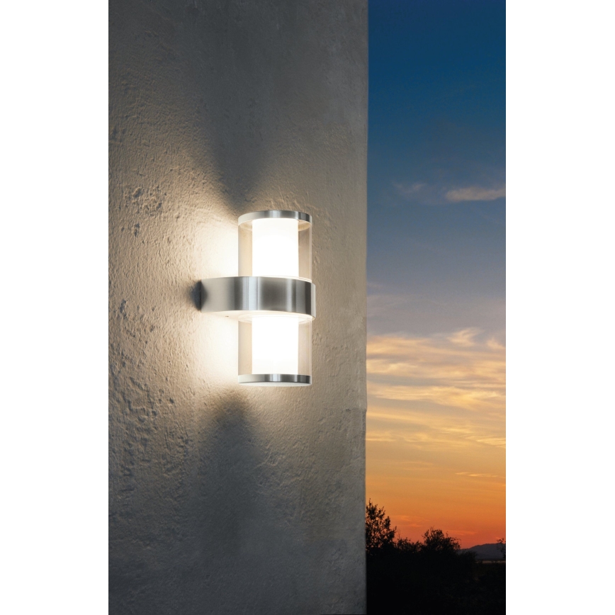 Eglo 94799 - Utomhusvägglampa BEVERLY 1 2xLED/3,7W/230V IP44
