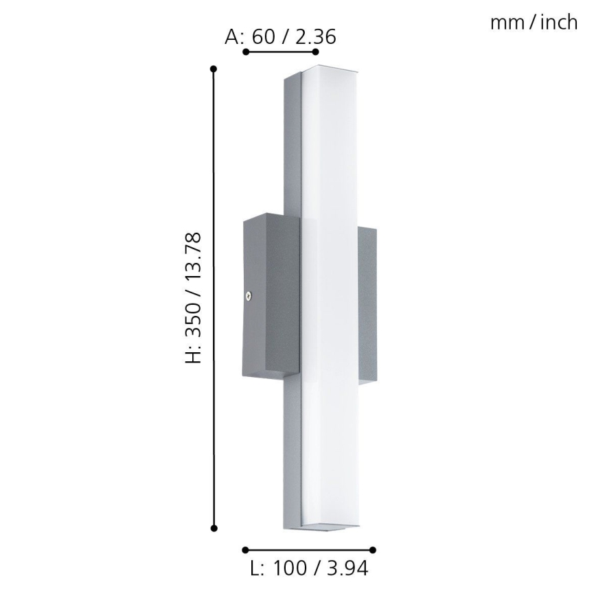 Eglo - LED-utomhusarmatur LED/8W/230V IP44