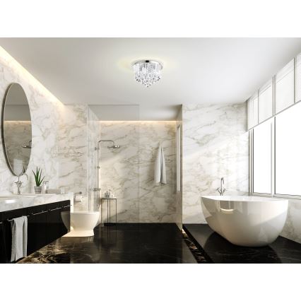 Eglo - LED Taklampa för badrum 4xG9/3W/230V IP44