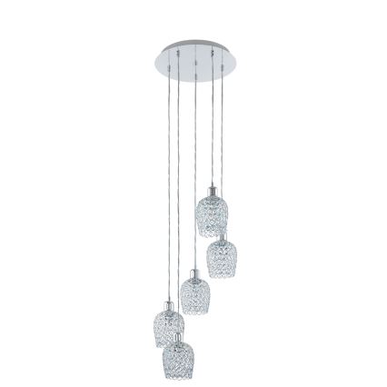 Eglo 94898 - Pendellampa med kabel BONARES 1 5xE27/60W/230V