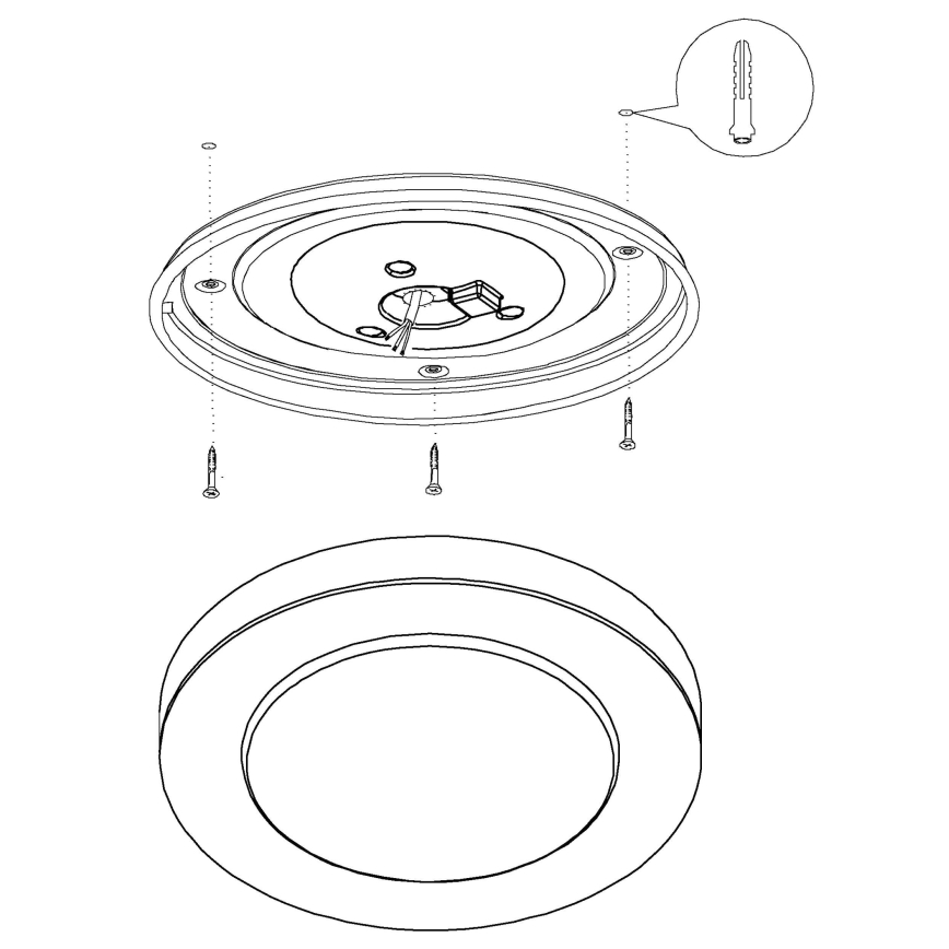 Eglo - LED badrumslampa 1xLED/11W/230V IP44