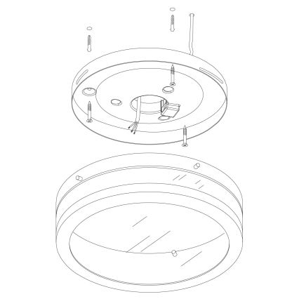 Eglo - LED-badrumslampa LED/11W/230V IP44