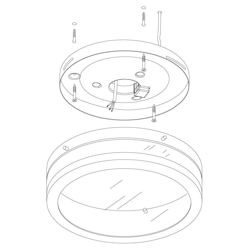 Eglo - LED-badrumslampa LED/11W/230V IP44