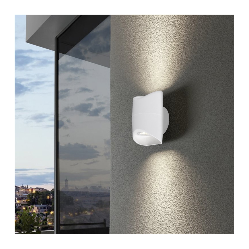 Eglo 95075 - Utomhus Väggbelysning ABRANTES 2xLED/6W/230V