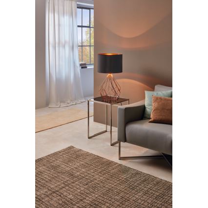 Eglo 95185 - Bordslampa PEDREGAL 1xE27/60W/230V