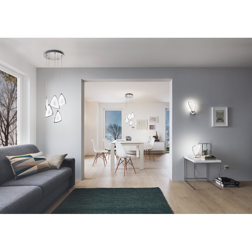Eglo 95222 - LED-vägglampa AMONDE 6W/230V