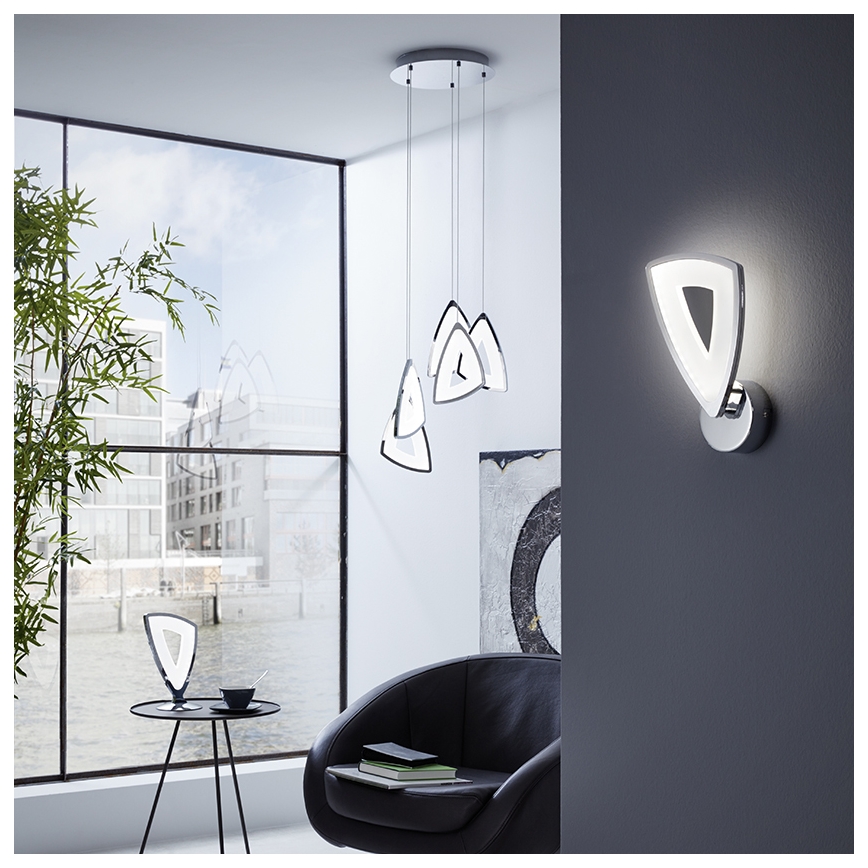 Eglo 95222 - LED-vägglampa AMONDE 6W/230V