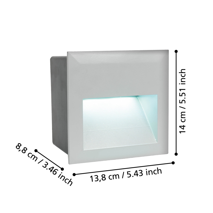 Eglo - LED utomhusorienteringslampa 1xLED/3,7W/230V IP65