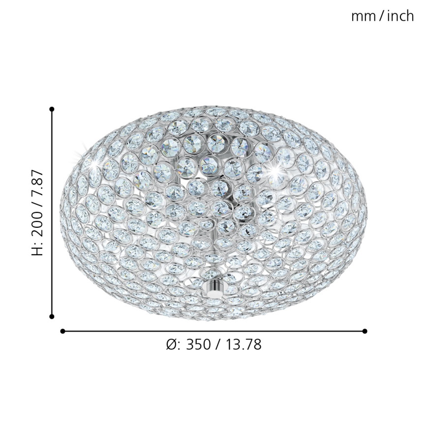 Eglo - Taklampa 2xE27/60W/230V
