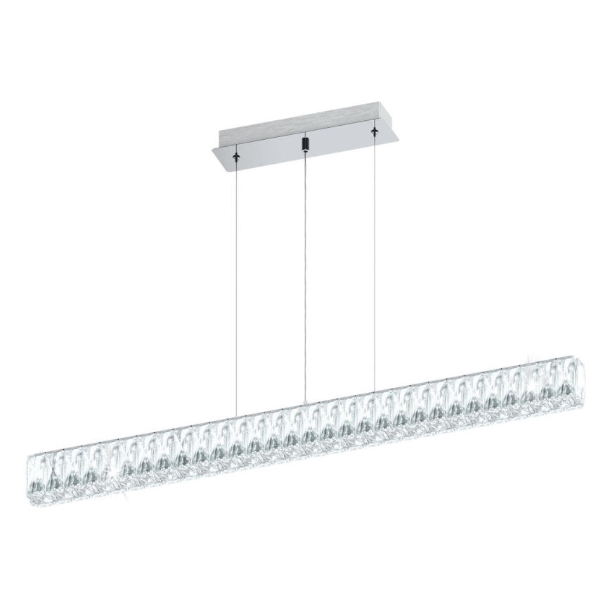 Eglo 95543 - Kristallkrona på vajer TELLUGIO-S LED/36W/230V 3000K