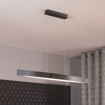 Eglo 95549 - LED dimbar pendellampa på kabel FORNES-S LED/24W/230V 2700-6500K svart krom