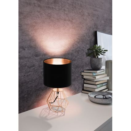 Eglo 95787- Bordslampa CARLTON 2 1xE14/60W/230V