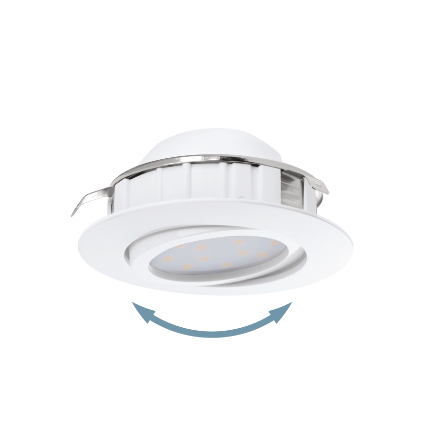 Eglo - Set med 3 infällda LED-armaturer PINEDA LED/4,9W/230V