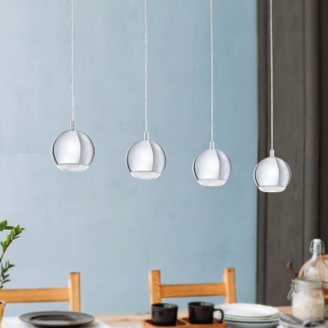 Eglo 95912 - LED Ljuskrona CONESSA 4xGU10-LED/4W/230V