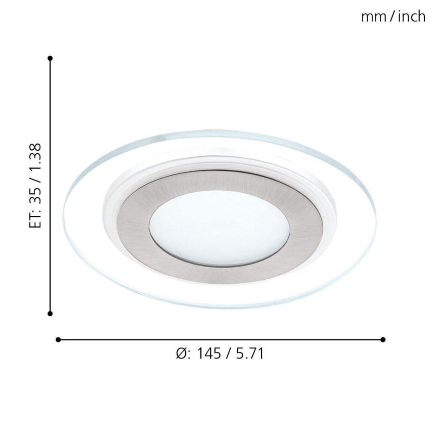 Eglo 95932 - LED Hängande Takbelysning PINEDA 1 LED/11W/230V