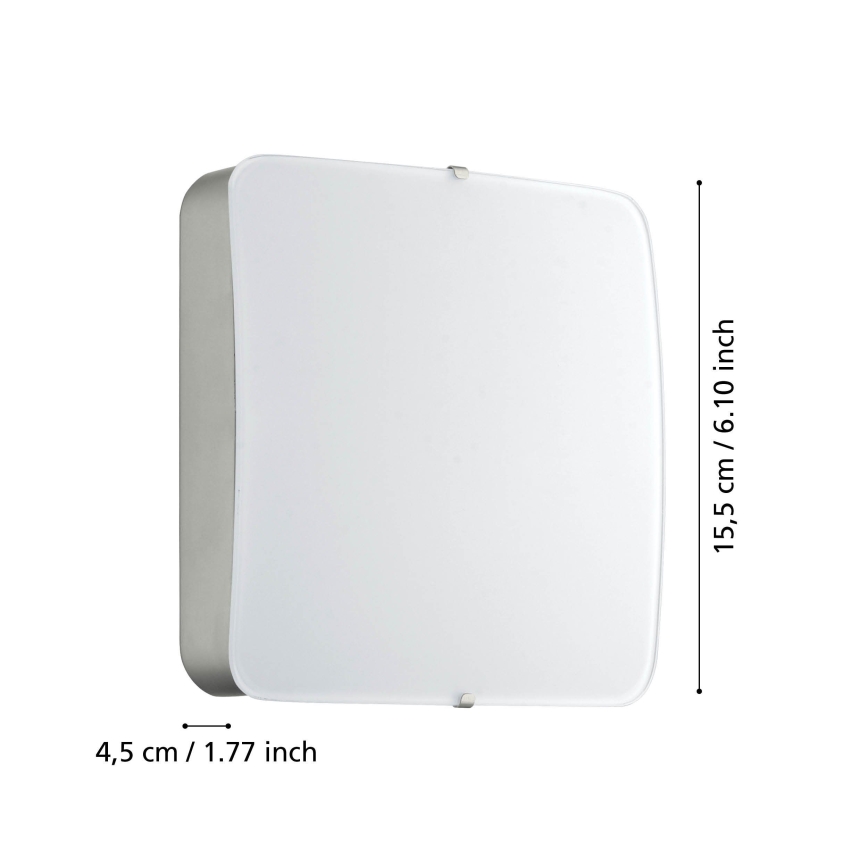 Eglo 95967 - LED taklampa CUPELLA LED/11W/230V matt krom