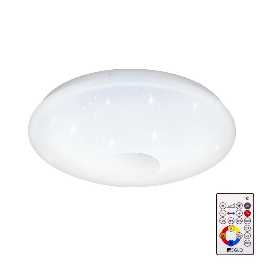Eglo 95972 - LED dimbar taklampa VOLTAGO 2 LED/20W/230V + fjärrkontroll