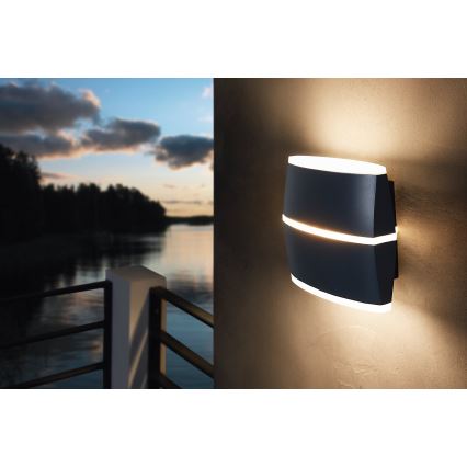 Eglo 96007 - LED utomhus Väggbelysning PERAFITA 2xLED/6W