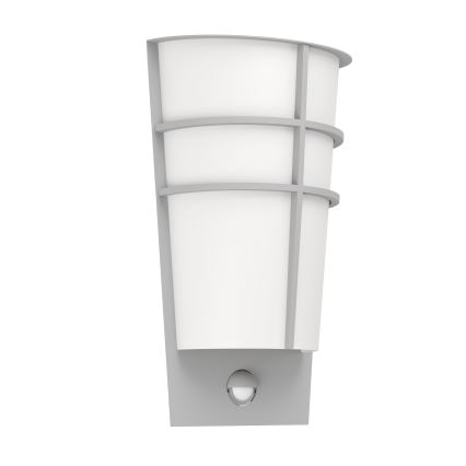 Eglo 96017 - LED utomhusvägglampa med sensor BREGANZO 1 2xLED/2,5W IP44