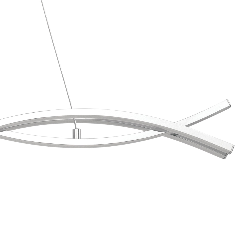 Eglo - LED-pendel med wire LED/35W/230V 3000K blank krom