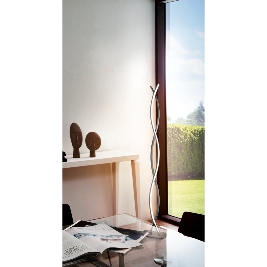 Eglo - LED-golvlampa LED/36W/230V i blank krom