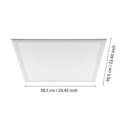 Eglo 96153 - LED takpanel SALOBRENA LED/40W/230V