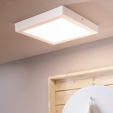 Eglo 96169 - LED taklampa för badrum FUEVA 1 LED/22W/230V IP44 30x30 cm