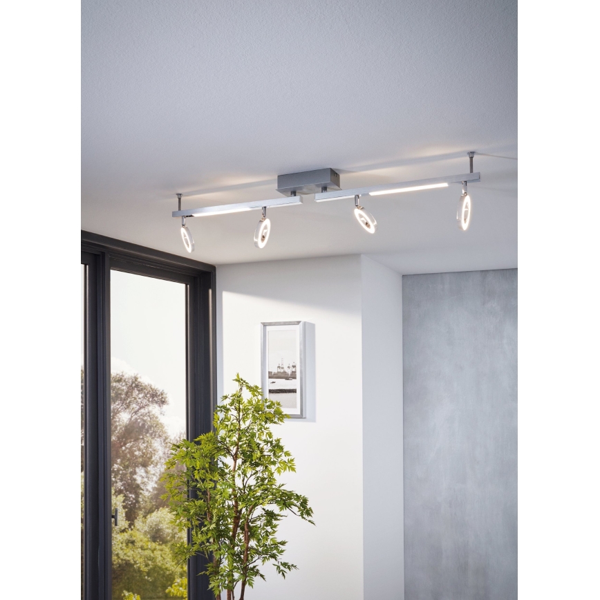 Eglo - Spotbelysning 4xLED/3,2W + 2xLED/3,3/230V