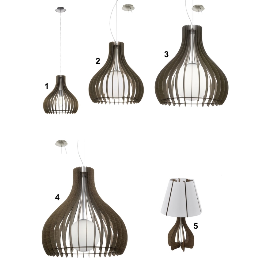 Eglo 96219 - Taklampa TINDORI 1xE27/60W/230V