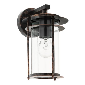 Eglo 96241 - Utomhus Väggbelysning VALDEO 1xE27/60W