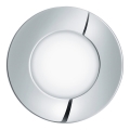 Eglo 96242 - LED-infälld takarmatur för badrum FUEVA 1 LED/2,7W/230V IP44 diam. 8,5 cm