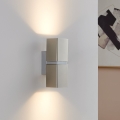 Eglo 96264 - LED vägglampa PASSA 2xGU10/2,8W/230V kantig