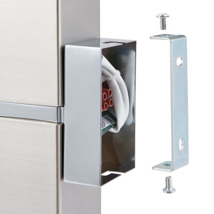 Eglo 96264 - LED vägglampa PASSA 2xGU10/2,8W/230V kantig