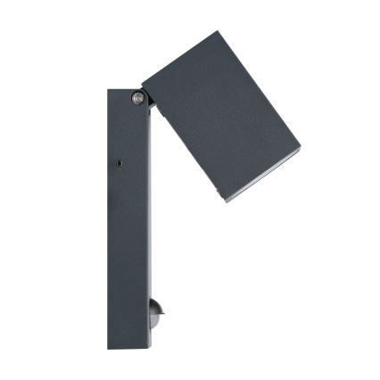 Eglo 96287 - LED utomhus Väggbelysning med sensor SAKEDA LED/5W/230V