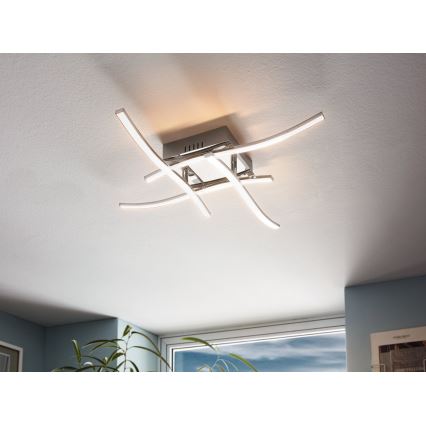 Eglo 96327 - LED Ljuskrona VALMORA 4xLED/5W/230V