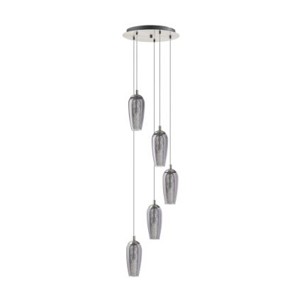 Eglo 96345 - LED-pendellampa på vajer FARSALA 5xG9/2,5W/230V