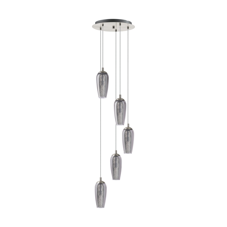 Eglo 96345 - LED-pendellampa på vajer FARSALA 5xG9/2,5W/230V