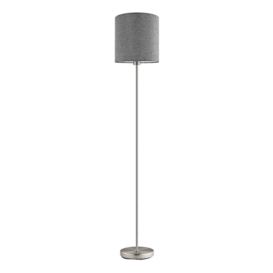 Eglo 96377 - Golvlampa PASTERI 1xE27/60W/230V Ø 28 cm grå