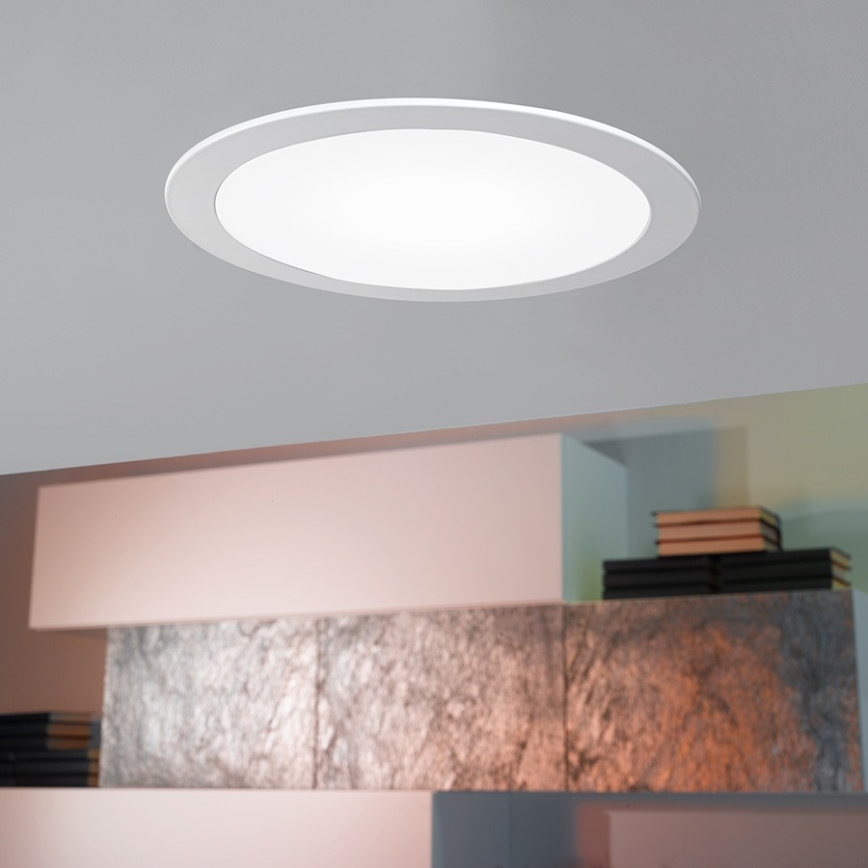 Eglo 96407 - Dimbar infälld taklampa FUEVA 1 LED/10,95W/230V pr. 17 cm