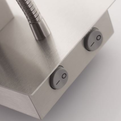 Eglo - LED Flexibel belysning 1xE27/40W+LED/3,8W vit