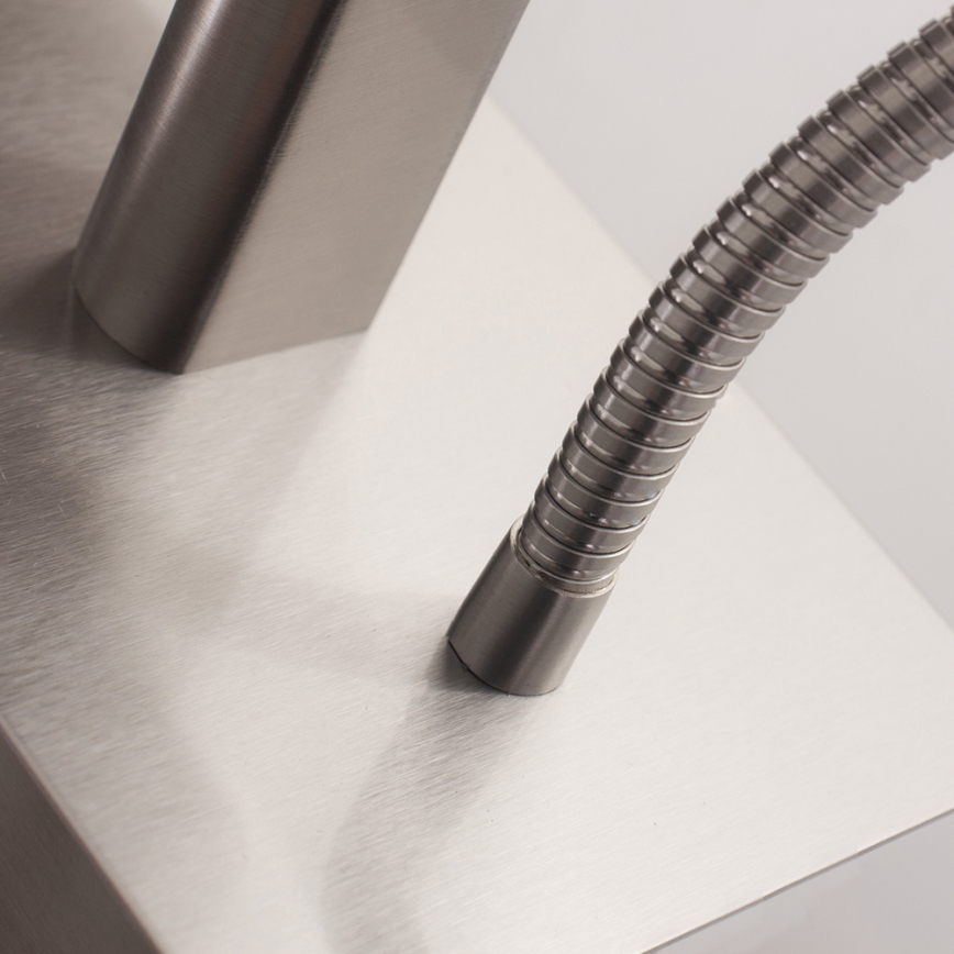 Eglo - LED Flexibel belysning 1xE27/40W+LED/3,8W vit