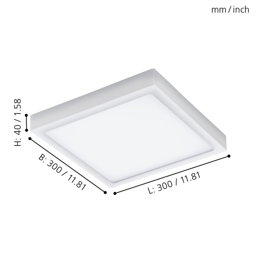 Eglo 96494 - LED utomhustaklampa ARGOLIS LED/22W IP44