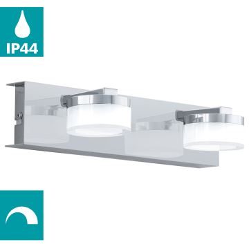Eglo - LED Ljusreglerad Vägglampa för badrum 2xLED/7,2W/ IP44