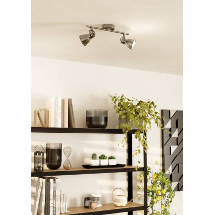 Eglo 96553 - LED spotlight SERAS 2xGU10/3.3W/230V