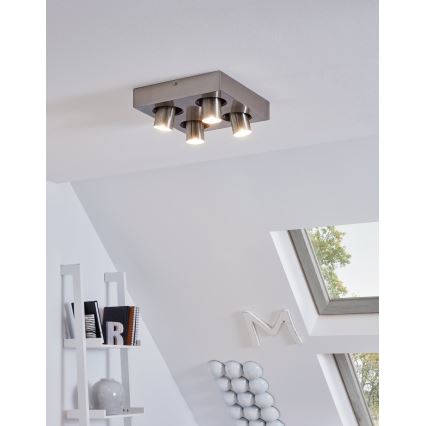 Eglo 96608 - LED Takpotlight ROBLEDO 1 4xGU10/5W/230V