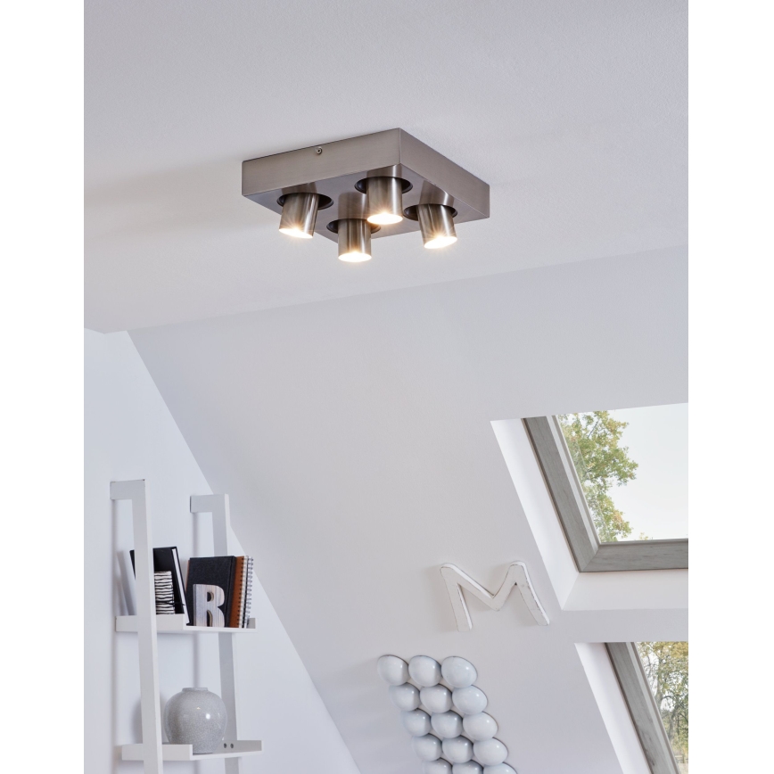 Eglo 96608 - LED Takpotlight ROBLEDO 1 4xGU10/5W/230V