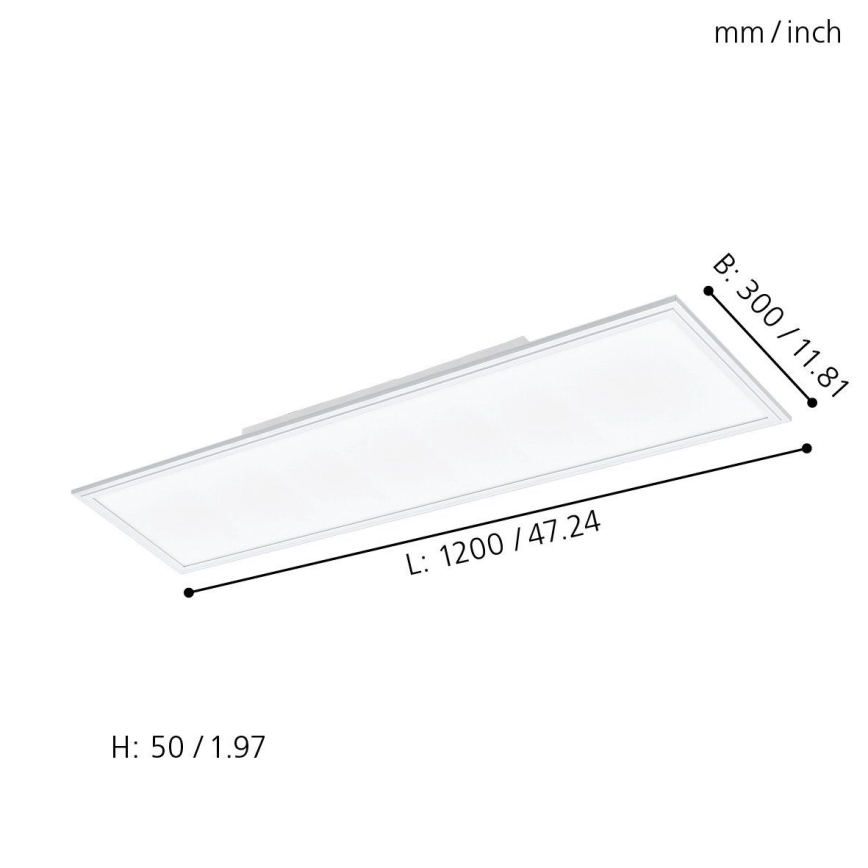 Eglo - LED RGBW Ljusreglerad belysning SALOBRENA-C LED/31W + fjärrkontroll